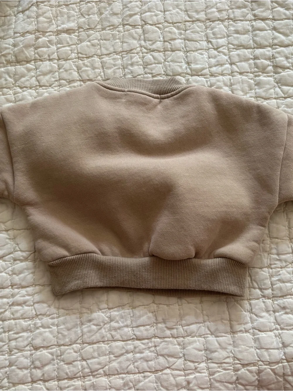 Purely Little Baby Neutral Tan Sweatshirt & Jogger Set